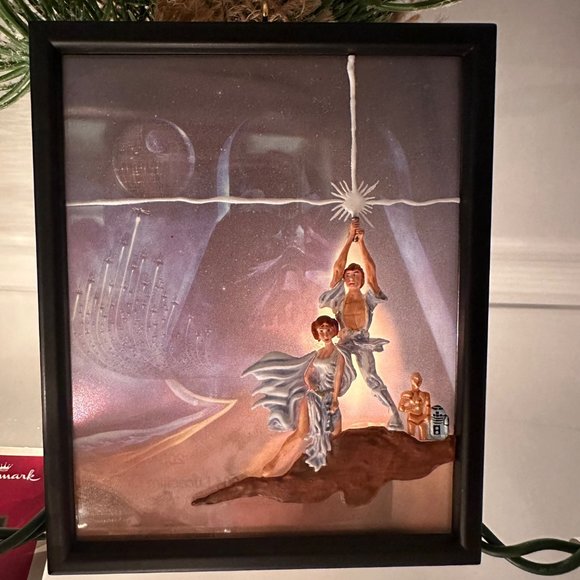 Hallmark Keepsake Ornament Star Wars A New Hope Theater One Sheet Christmas - Picture 7 of 13